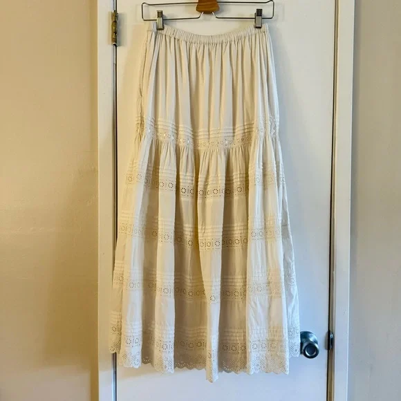 Christy Dawn Perla Skirt in Pearl - Picture 3 of 10